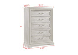 Alexandria Whitewash Chest by Crown Mark at Eve Furniture