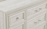 Alexandria Whitewash Dresser by Crown Mark at Eve Furniture