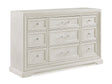 Alexandria Whitewash Dresser by Crown Mark at Eve Furniture