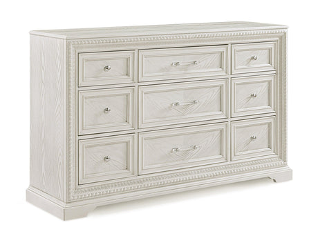 Alexandria Whitewash Dresser by Crown Mark at Eve Furniture