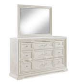 Alexandria Whitewash Dresser Mirror by Crown Mark at Eve Furniture