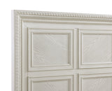 Alexandria Whitewash King Panel Bed by Crown Mark at Eve Furniture