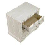 Alexandria Whitewash Nightstand by Crown Mark at Eve Furniture