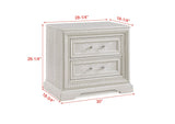 Alexandria Whitewash Panel Bedroom Set by Crown Mark at Eve Furniture