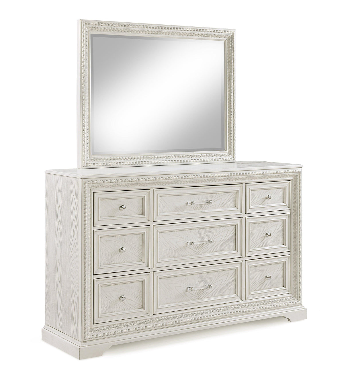Alexandria Whitewash Panel Bedroom Set by Crown Mark at Eve Furniture