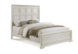 Alexandria Whitewash Queen Panel Bed by Crown Mark at Eve Furniture