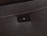 Alexandria Chocolate Top-Grain Leather 6-Piece Power Reclining Set by Steve Silver at Eve Furniture