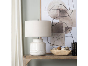 Alexis Beige Table Lamp by Crestview at Eve Furniture
