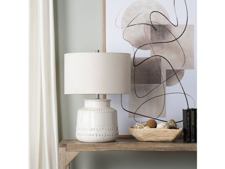 Alexis Beige Table Lamp by Crestview at Eve Furniture