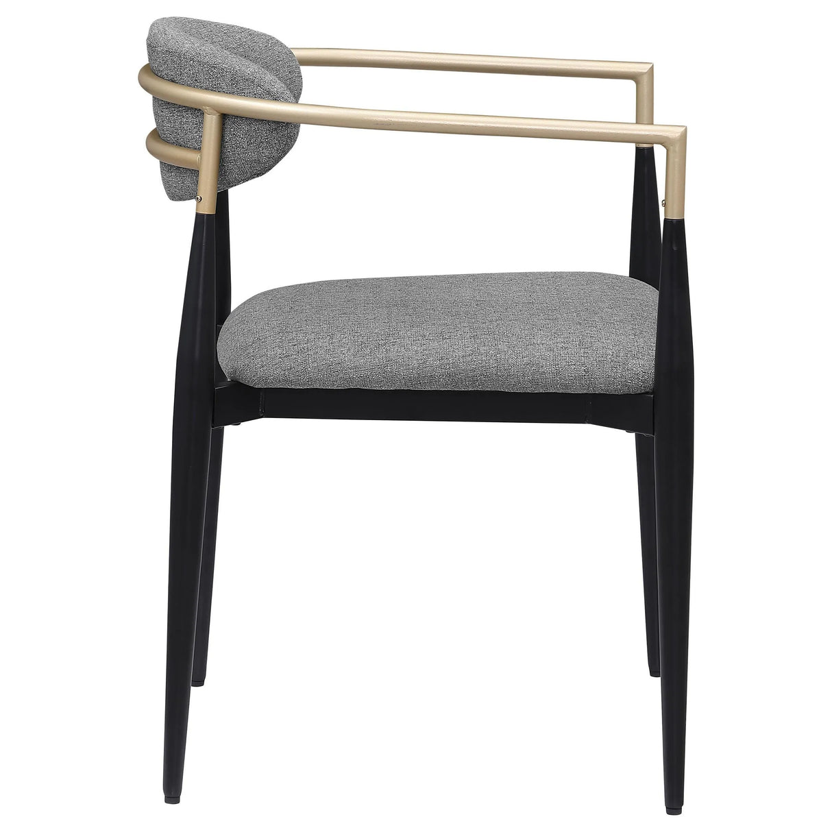 Alexis Upholstered Dining Arm Chair Grey (Set of 2) by Coaster at Eve Furniture