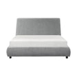 Alford Gray California King Upholstered Platform Bed by Homelegance at Eve Furniture