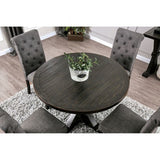 Alfred Antique Black/Ivory 5-Piece Dining Room Set by Furniture of America at Eve Furniture