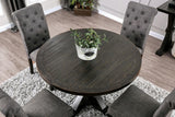 Alfred Antique Black/Ivory Round Table Only by Furniture of America at Eve Furniture