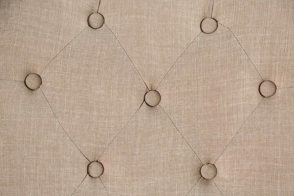 Alfred Antique Black/Ivory Side Chair (2/Ctn) by Furniture of America at Eve Furniture