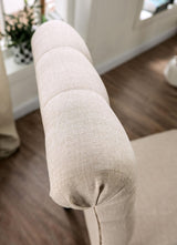 Alfred Antique Black/Ivory Side Chair (2/Ctn) by Furniture of America at Eve Furniture