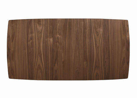 Alfredo Natural Walnut Rectangular Dining Table by Coaster at Eve Furniture