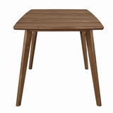Alfredo Natural Walnut Rectangular Dining Table by Coaster at Eve Furniture