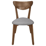 Alfredo Natural Walnut/Gray 5-Piece Dining Set by Coaster at Eve Furniture