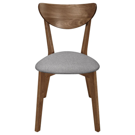 Alfredo Natural Walnut/Gray 6-Piece Dining Set by Coaster at Eve Furniture