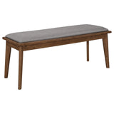 Alfredo Natural Walnut/Gray 6-Piece Dining Set by Coaster at Eve Furniture