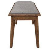 Alfredo Natural Walnut/Gray 6-Piece Dining Set by Coaster at Eve Furniture