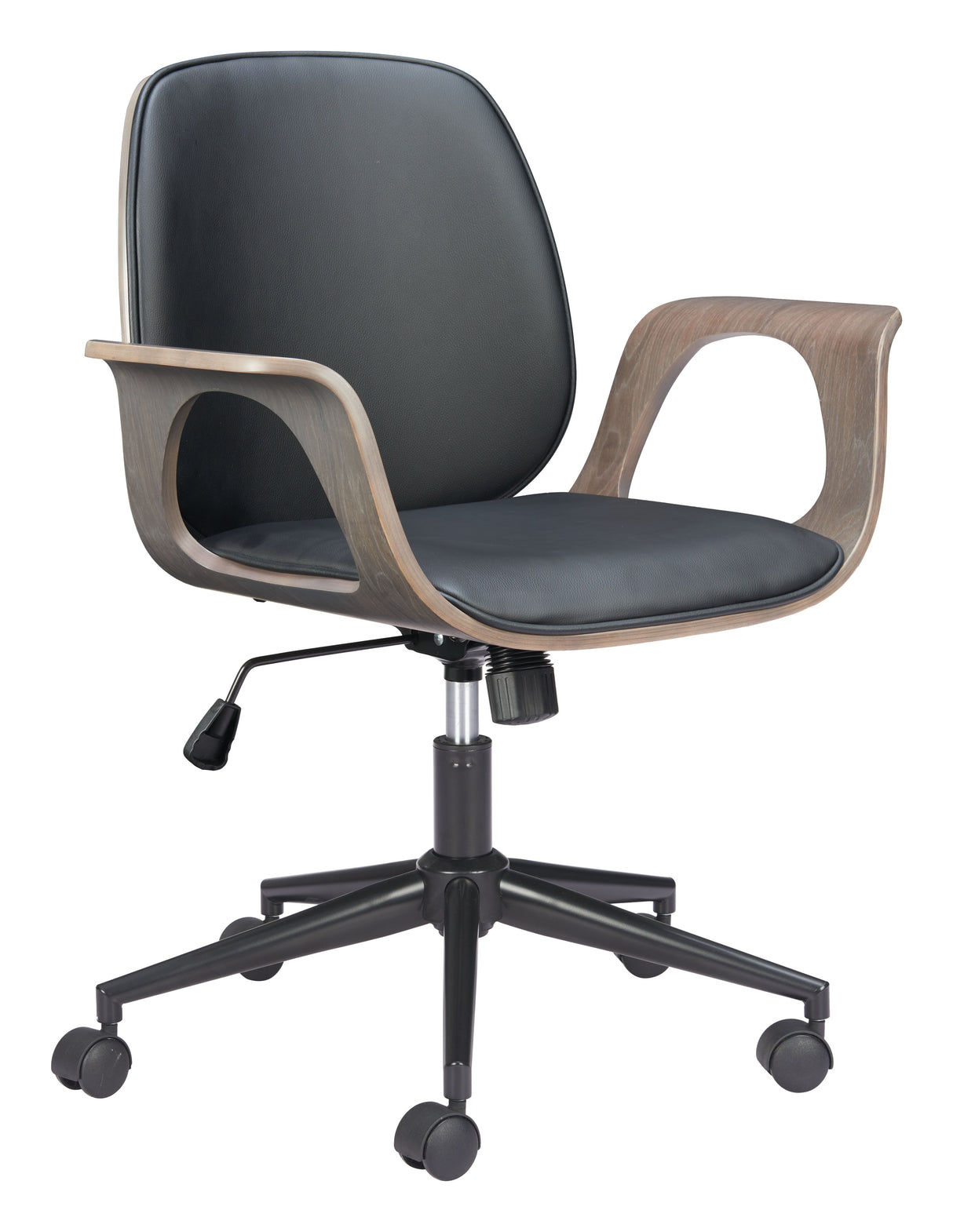 Ali Black Office Chair by Zuomod at Eve Furniture