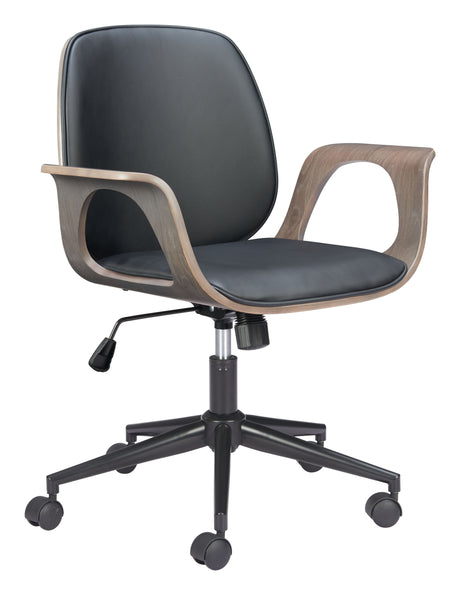 Ali Black Office Chair by Zuomod at Eve Furniture