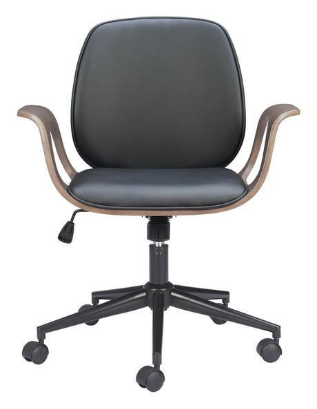Ali Black Office Chair by Zuomod at Eve Furniture