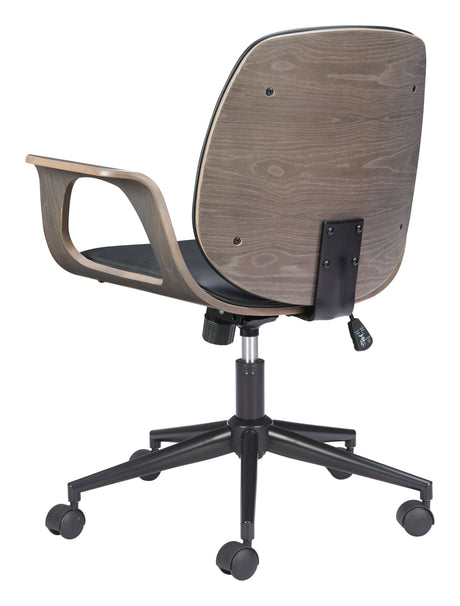 Ali Black Office Chair by Zuomod at Eve Furniture