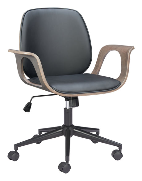 Ali Black Office Chair by Zuomod at Eve Furniture