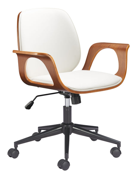 Ali White Office Chair by Zuomod at Eve Furniture