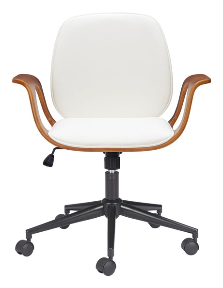 Ali White Office Chair by Zuomod at Eve Furniture
