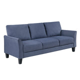 Aliana Blue Sofa by Homelegance at Eve Furniture