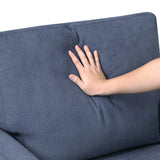 Aliana Blue Sofa by Homelegance at Eve Furniture