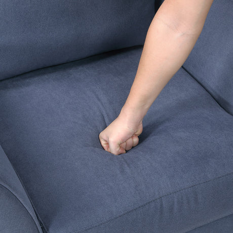 Aliana Blue Sofa by Homelegance at Eve Furniture
