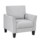 Aliana Gray Living Room Set by Homelegance at Eve Furniture