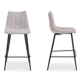 Alibi Beige Bar Stool (Set of 2) by MOES at Eve Furniture
