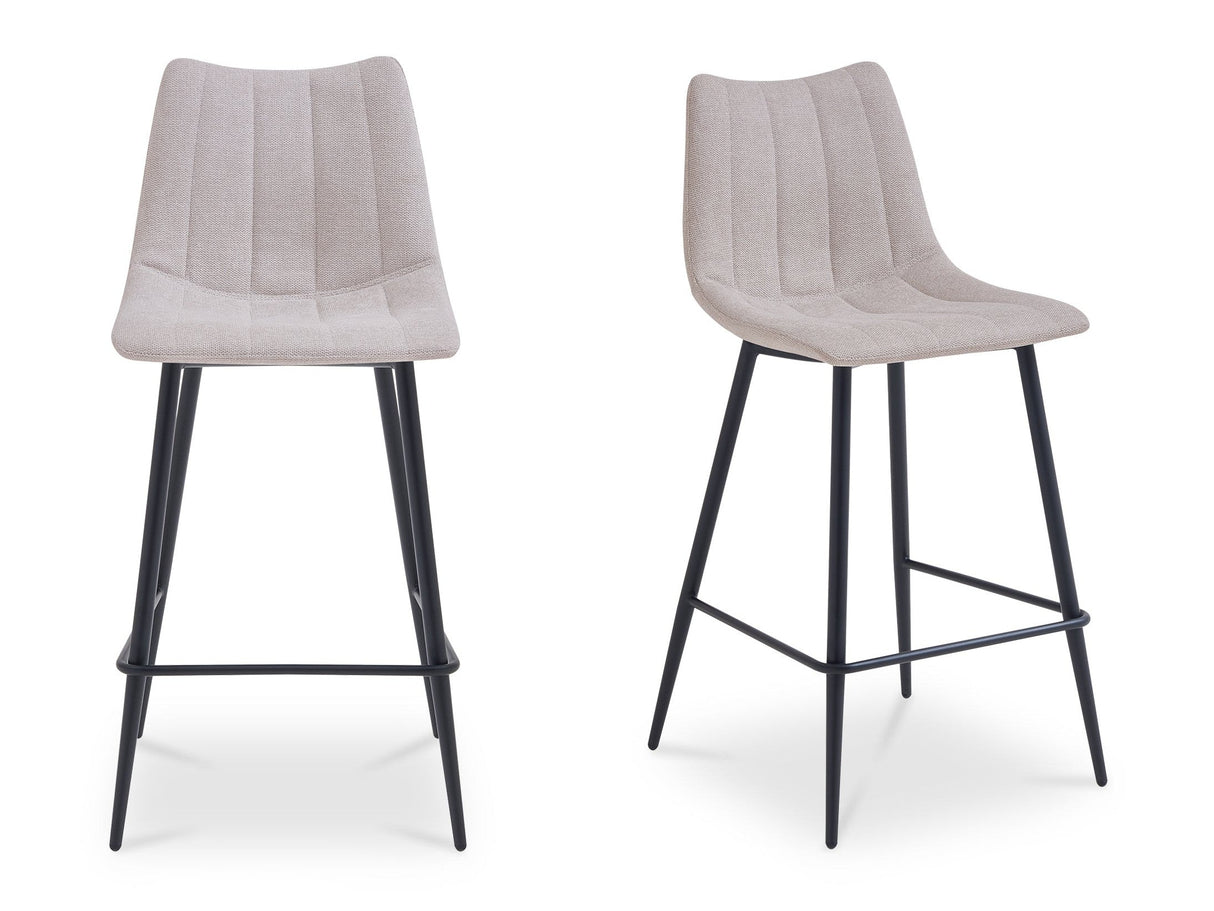 Alibi Beige Bar Stool (Set of 2) by MOES at Eve Furniture