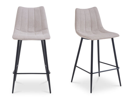 Alibi Beige Bar Stool (Set of 2) by MOES at Eve Furniture