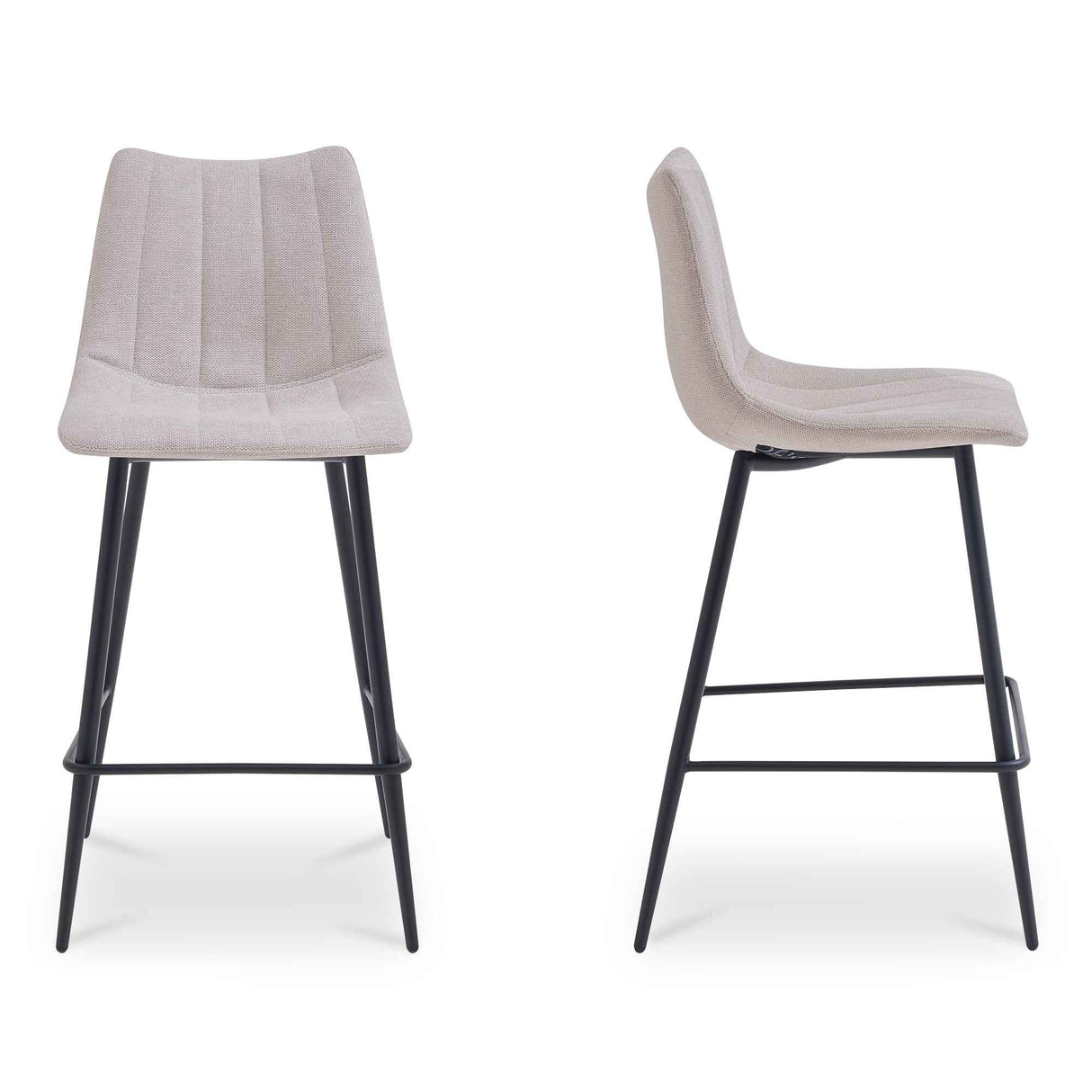 Alibi Beige Bar Stool (Set of 2)