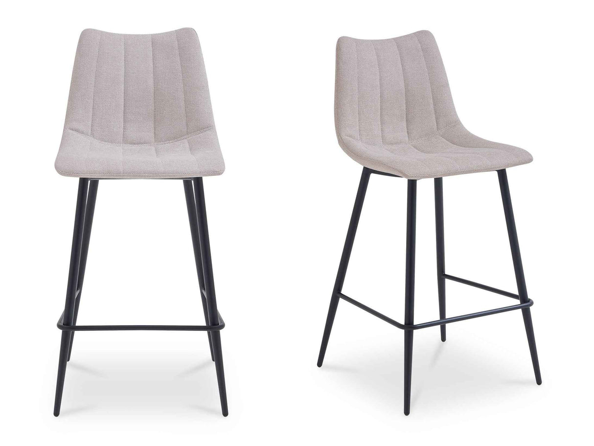 Alibi Beige Bar Stool (Set of 2)