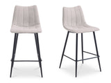 Alibi Beige Counter Stool (Set of 2) by MOES at Eve Furniture