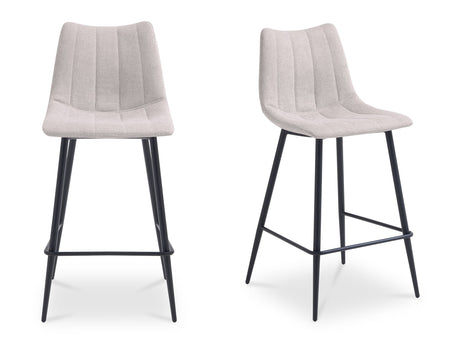Alibi Beige Counter Stool (Set of 2) by MOES at Eve Furniture
