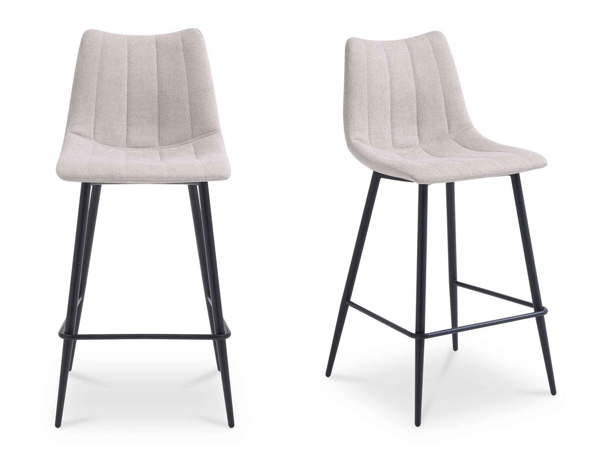 Alibi Beige Counter Stool (Set of 2)