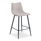 Alibi Beige Counter Stool (Set of 2)