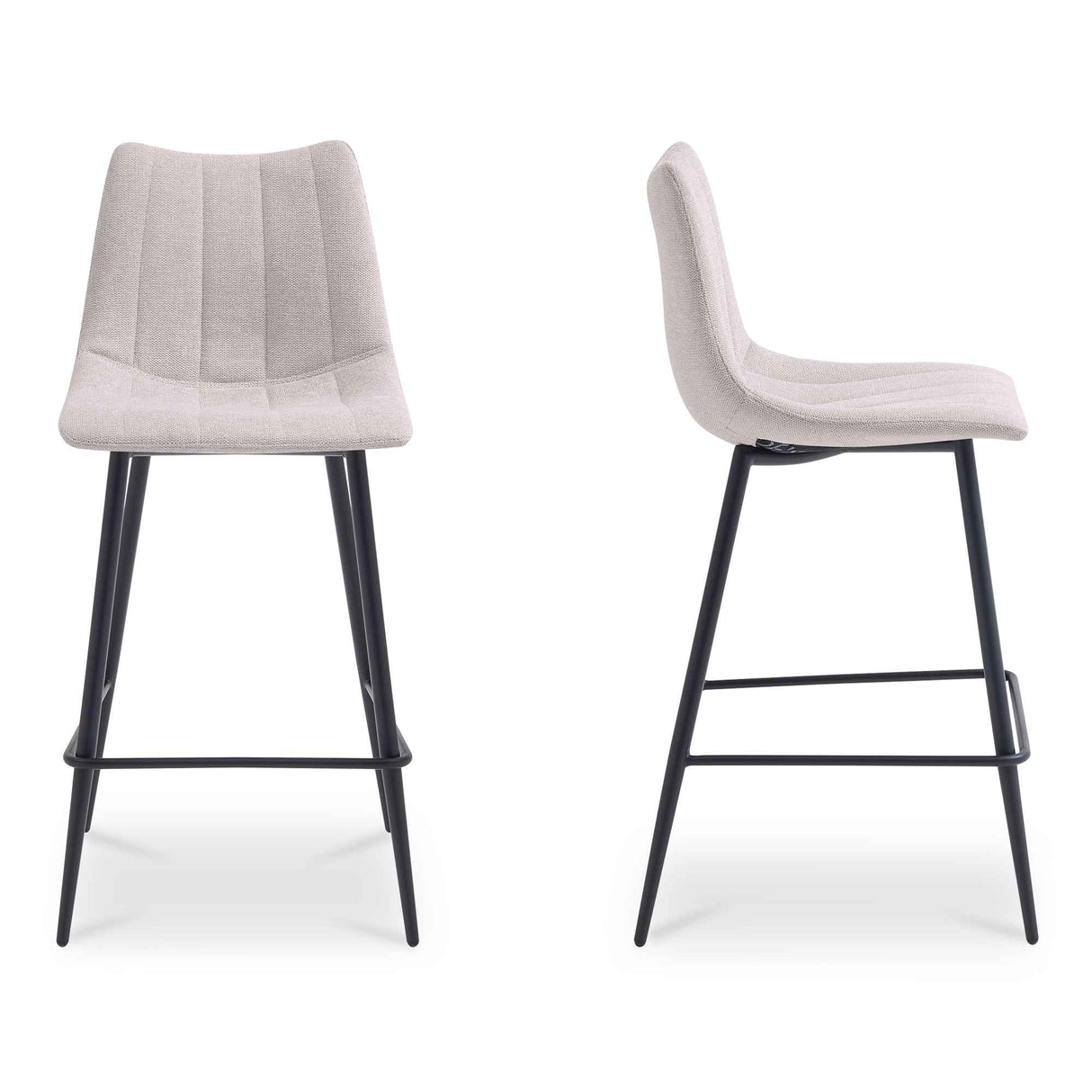 Alibi Beige Counter Stool (Set of 2)