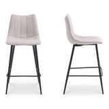 Alibi Beige Counter Stool (Set of 2)