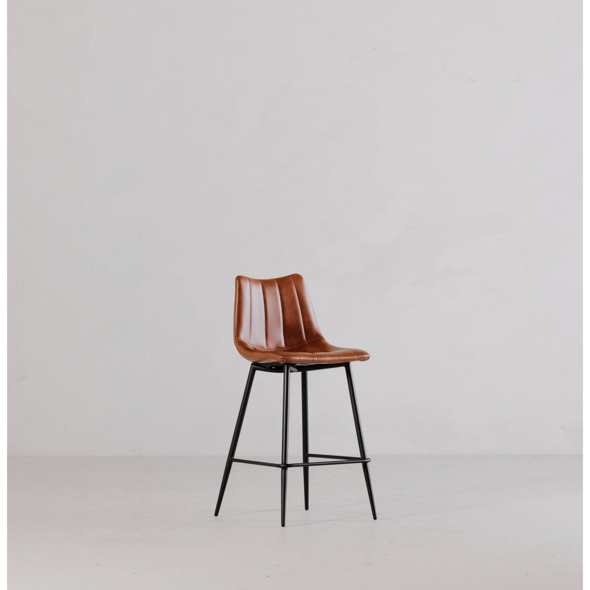 Alibi Brown Barstool (Set of 2) by Moe's Home at Eve Furniture