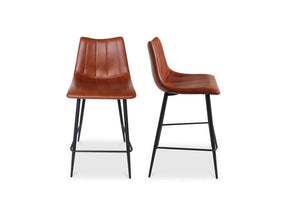 Alibi Brown Counter Stool (Set of 2)