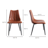 Alibi Brown Dining Chair (Set of 2) by MOES at Eve Furniture